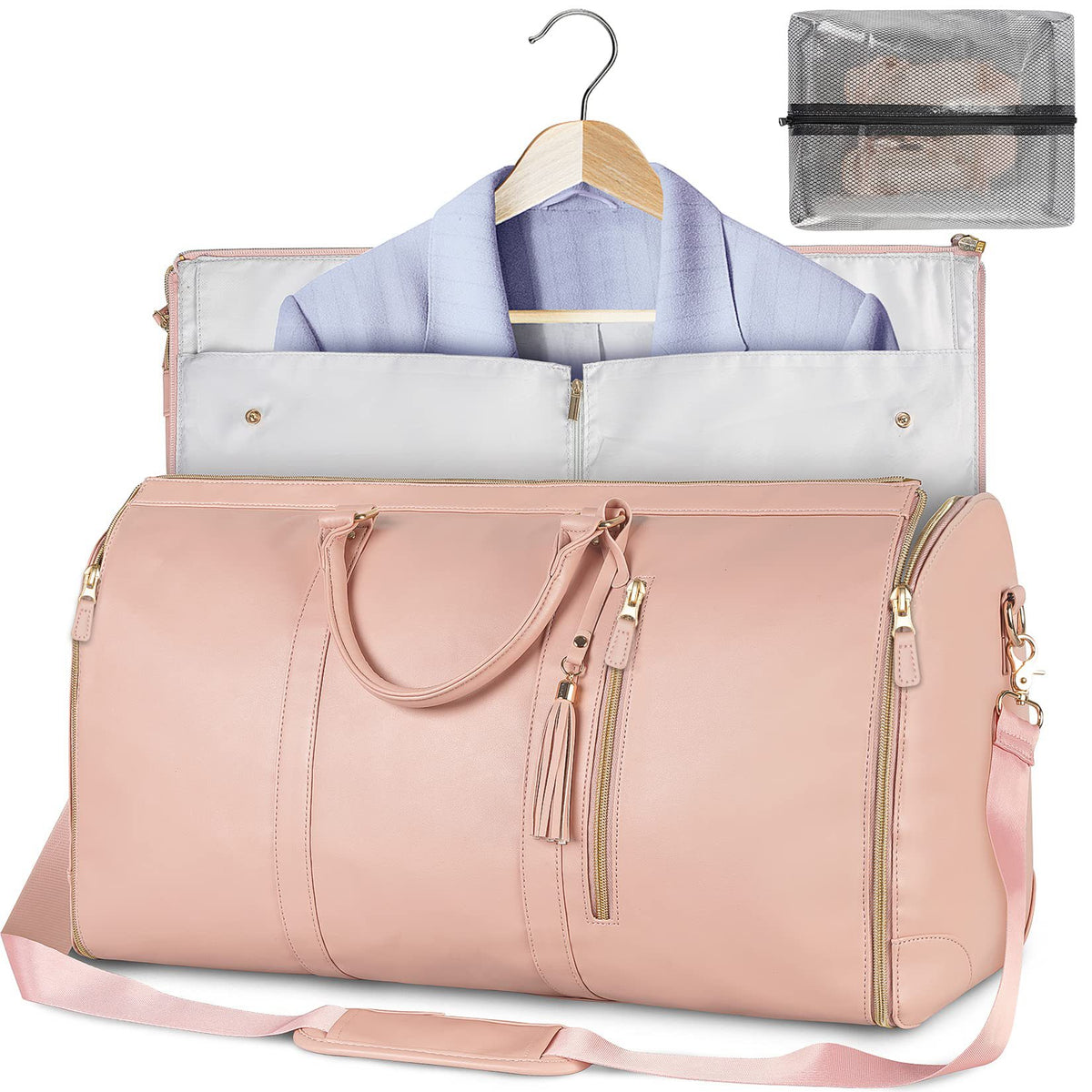 FORMA Milano Convertible Garment Duffle – Women's Carry-On Weekender Bag
